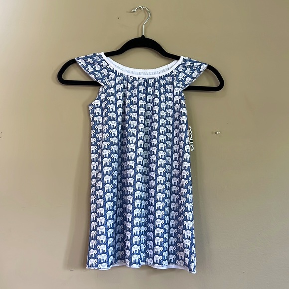 Roller Rabbit Blue Hathi Marina Dress - Picture 1 of 9